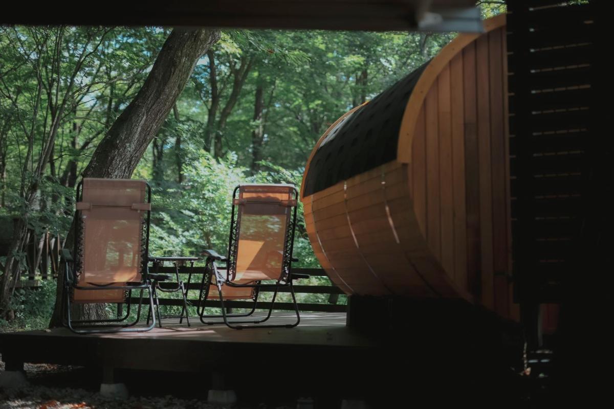 NASU terrace MANA 森のバレルサウナとBBQグリル